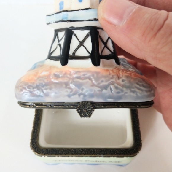Thomas Point MD Lighthouse Trinket Box Collectible Vintage - Picture 11 of 12